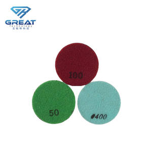 3''4'' <strong>Pad</strong> Ceramic Hybrid Transitional <strong>Pads</strong> Removal Scratches Flexible Diamond Dry Concrete Polishing <strong>Pads</strong> for Floor - Product Image 5