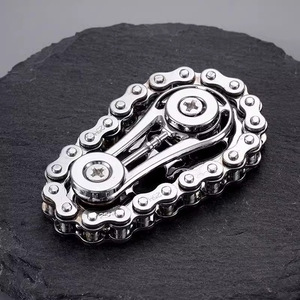 Spinner de Engranajes Mecánicos, Juguete Antiestrés de Cadena Metálica, Juguete de Escritorio para Aliviar la Ansiedad Diaria - Product Image 6
