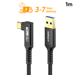 Cable de Alimentación USB C de 1m SUNGUY, 18W, Carga Rápida, Cable de Datos con Logotipo Personalizado, Ecológico, para el Mercado de la UE, Listo para Enviar - Product Image 1