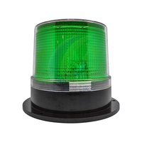 Balise de signalisation solaire magnétique à visser, 12 LED PC ABS, personnalisable, double couleur, clignotante, protection IP54 pour toit