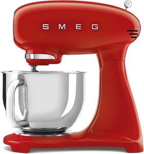 Batteur sur socle SMF03BLUK, style rétro des années 50, avec bol en acier inoxydable de 4,8 L, verrouillage de sécurité, 10 vitesses variables, 800 W - Product Image 5