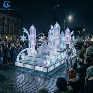 Proyectos de Faroles para Desfiles de Carnaval con Temática de Cristales de Hielo para Eventos Públicos y <span class=keywords><strong>Destinos</strong></span> de Entretenimiento - Product Image 1