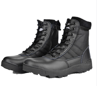 Bottes durables de camouflage imperméables professionnelles de poussée tactique de SWAT avec la conception de fermeture éclair pour la randonnée Trekking escalade en montagne