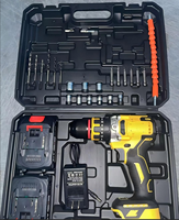 Perceuse sans fil 21V Brushless 550W 60N.m, kit d'outils 24 pièces avec 2 batteries 4.0Ah et chargeur