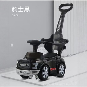 Childrens 4 In 1 Scooter With Handlebars Guardrails Music Push Pull Toy For 13 24 Months - Product Image 3