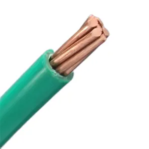 Conductor de cobre del alambre del filamento de THW 12AWG Muti con el cable de cobre insated del alambre del PVC