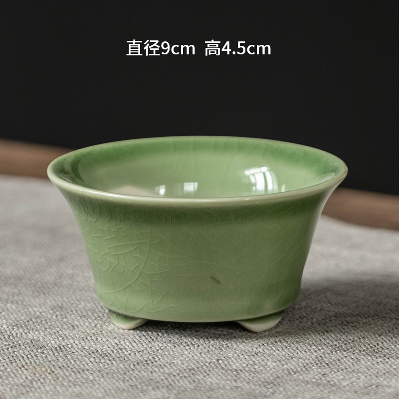 Horno de lavabo pequeño de tres patas-mei qing