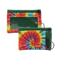 Dompet Chums Surfshorts - Dompet Minimalis Ringan dengan Ritsleting dan Jendela ID Transparan - Tahan Air dengan Gantungan Kunci