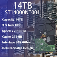 Disque dur interne SATA ST14000NT001 14 To 7200 tr/min 256 Mo de cache 6 Gbit/s 3,5 pouces pour serveur de centre de données à haute vitesse
