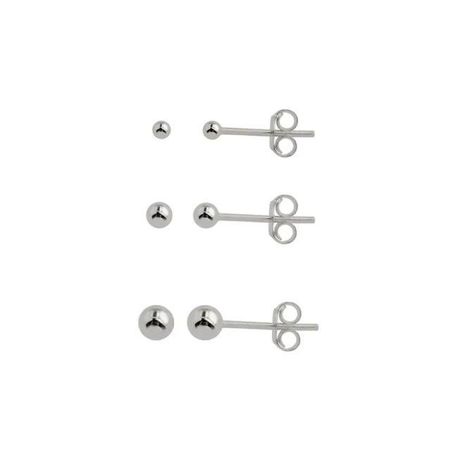Minimalista Orecchini A Perno A Barra In Argento Sterling Per Donna - Gioielli Chic E Semplici, 16,5 Mm - 2