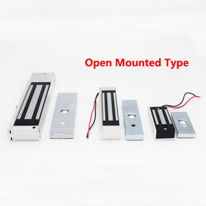 Cerradura electromagnética de control de acceso de 600 libras, cerradura de puerta magnética individual de 12V, Maglock magnético eléctrico de 280Kg - Product Image 1