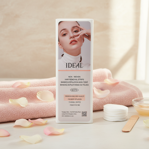 Bandes de cire jetables personnalisées en gros pour l'épilation du visage, non tissées, 100 % polyester, certifiées CE - Product Image 1