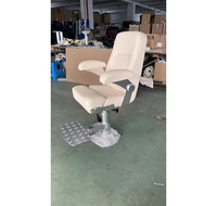 Chaise de capitaine marin pour bateau Sièges de bateau en cuir PU de qualité marine à dossier haut de couleur personnalisée