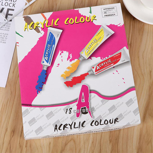 Set di Colori Acrilici Non Tossici all'Ingrosso, 24 Tubetti di Acquerello - Product Image 4
