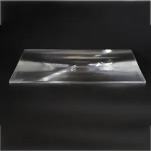 Optik yüksek geçirgenlik PMMA 400x300mm odak uzaklığı 510mm fresnel lens