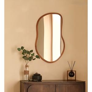 LIVIA <b>MIRROR</b>, 75X45 CM, NATURAL MDF - Product Image 1