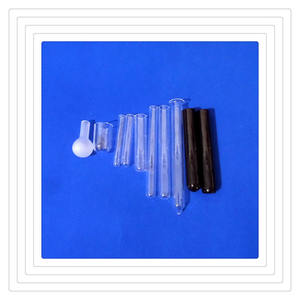 실험실 사용을위한 도매 사용자 정의 하이 퀄리티 투명 석영 둥근 바닥 유리 테스트 튜브 - Product Image 1