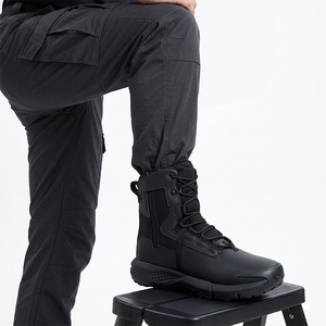 TSB83 Men Black High Top PU Leather Waterproof Tactical <b>Boots</b> All Seasons Outdoor <b>Hiking</b> & Walking Wholesale - Product Image 6