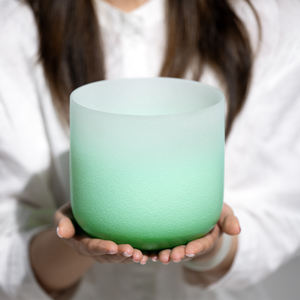 Bols chantants en cristal de quartz dégradé <span class=keywords><strong>Aria</strong></span> de 7 pouces de Jinfang pour la guérison sonore, le bain et la méditation - Product Image 2