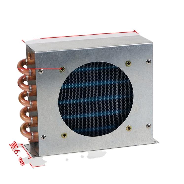 Condenser Fan Copper Fan Condenser High Efficiency Heat Transfer