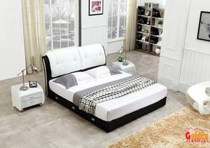 Cama Quadro king size sob o armazenamento com rodas Base do colchão do metal Mobília ajustada luxo Quarto Sofá-camas Cama - Product Image 6