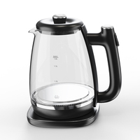 Prévente de nouveaux produits entièrement automatiques 220V 1.8L bouilloires électriques en verre haute capacité avec lumière LED