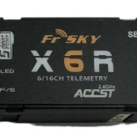 Récepteur RC EdgeTX FrSky X6R 2.4G 16CH SBUS Smart Port OpenTX Taranis X9D 4 canaux pour drone UAV, accessoire en plastique durable