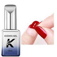 KODIES GEL Vernis à ongles en gel UV personnalisable avec logo, vente en gros; primer de trempage, couche de base et couche de finition personnalisées, séchage sous lampe UV, nail art.