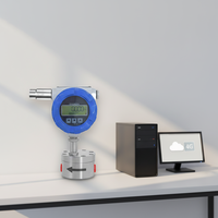 Medidor de Flujo Ovalado Inalámbrico de Alta Presión Clouds, 4G NB-IoT LoRa, Medidor de Flujo de Aceite Hidráulico Digital para Maquinaria Industrial