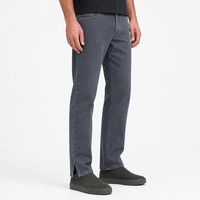XUCHANG Fabricant OEM de jeans en denim pour hommes, coupe droite, coupe classique, 100% coton lavé, de haute qualité, style vintage, avec logo personnalisé