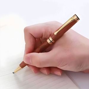 Eco-Friendly Luxury Rollerball <b>Pen</b> Customizable Wooden and Metal Ballpoint Signature <b>Pen</b> for Business Elegant Logo-Embellished - Product Image 5