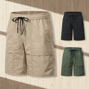 Nouvelle Collection Été – Short de <span class=keywords><strong>Sport</strong></span> Américain pour <span class=keywords><strong>Homme</strong></span>, Coupe Ample, Grande Taille, en Nylon Respirant à Séchage Rapide, avec Cordon de Serrage, Design Unique - Product Image 1
