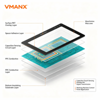 VMANX OEM Capteur tactile capacitif FPC personnalisé, interrupteur à membrane souple pour carte de commande d'appareil électroménager et machine à laver
