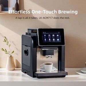 Cafetera Súper Automática con Sistema de Agua Caliente Automático, Enchufe EU/US, Plástico - Product Image 4