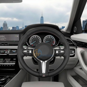 <span class=keywords><strong>Volante</strong></span> de cuero negro <span class=keywords><strong>M</strong></span> Performance para <span class=keywords><strong>BMW</strong></span> M3 M5 F30 F10 F15 F01 F20 F25 E70 E71 <span class=keywords><strong>E90</strong></span> X3 X5, <span class=keywords><strong>volante</strong></span> de cuero para coche - Product Image 4