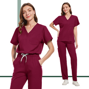 Conjunto dividido multicolor al por mayor, uniforme de enfermera, ropa protectora, uniforme de trabajo, uniforme médico de enfermera dental, personalización - Product Image 2
