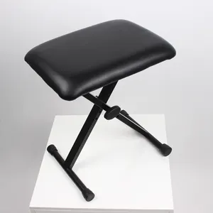 KEB-A10 מקלדת ספסל X-סגנון מתכוונן גובה פסנתר ספסל מרופד מקלדת שרפרף כיסא מושב