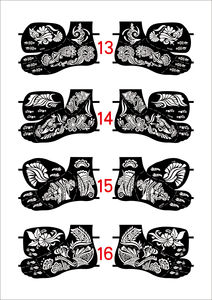 Plantilla Reutilizable para Tatuajes de Henna, para Arte Corporal en los Pies, Pintura Impermeable, Plantilla Mehndi, Decoración DIY, Patrón para Manos y Pies de Mujer - Product Image 5