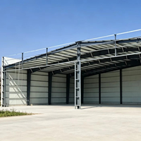 Hangar d'avion sur mesure à érection rapide, certifié CE, en panneaux sandwich anti-corrosion