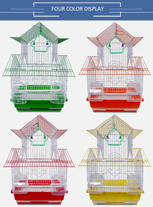 <span class=keywords><strong>Cage</strong></span> à oiseaux pliable en bois de grande taille, dispositif métallique Anti-rouille par galvanisation audacieux, avec décoration - Product Image 2