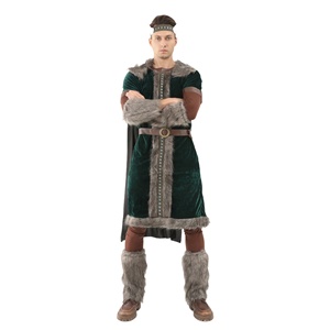 Ensemble de costumes d'<span class=keywords><strong>Halloween</strong></span> médiévaux, vikings, pirates pour hommes et femmes, pour jeu de rôle de guerrier nordique, fête, performance scénique - Product Image 5