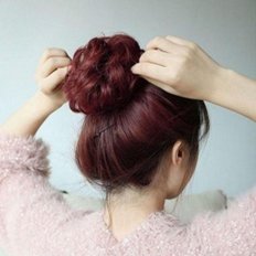 Accessoires de coiffure Band Wear 3P (marron) Boulettes de tête de caca de cerise avec abats surélevés - Product Image 1