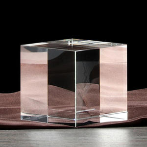 Bloc de cristal K9 transparent industriel pour gravure de logo personnalisé, base de récompense - Product Image 4