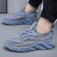Chaussures de sport décontractées pour hommes, tendance été, respirantes, légères, confortables, en maille