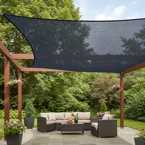 Thấp moq bóng râm <span class=keywords><strong>Sails</strong></span> carport màu be HDPE dệt vải dệt kim <span class=keywords><strong>Sun</strong></span> <span class=keywords><strong>Shade</strong></span> Vải net hồ bơi ngoài trời bóng râm buồm - Product Image 6