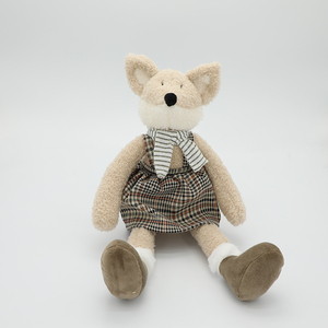 Poupée de renard en peluche habillée Muneca De De Peluche Poupees De Renard En Peluche - Product Image 4