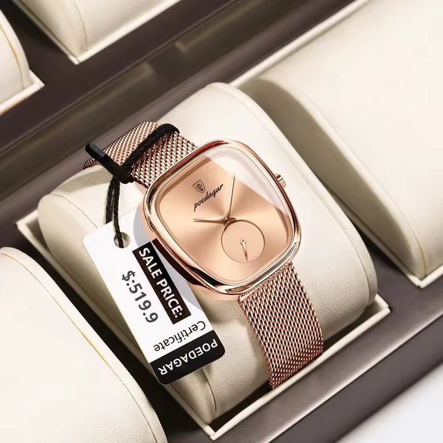 Top Brand POEDAGAR 783 Womens Watch Waterproof Stainless Steel Quartz Ladies Watch High Quality Women's Watches Elegant Female