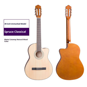 <span class=keywords><strong>Guitare</strong></span> en épicéa et tilleul de 39 pouces en gros pour débutants - Product Image 3