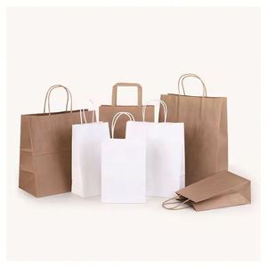 Restaurant Custom Printed Food Grade Greaseproof Sandwich Hot Dog Packaging Food Takeaway Kraft Paper <b>Bag</b> - Product Image 1