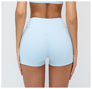 Shorts de yoga sexys para mujer, shorts de ciclista de talla grande para mujer, shorts de gimnasio para mujer, shorts con efecto fruncido en el trasero para mujer - Product Image 6